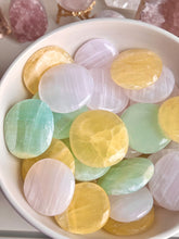 Load image into Gallery viewer, Blissful Calcite Trio - Pink, Pistachio &amp; Lemon
