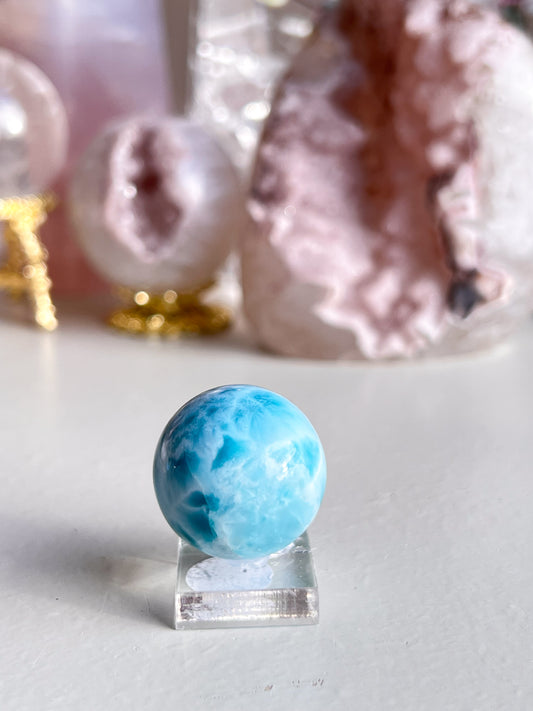 Large Larimar Sphere