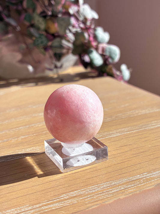 Pink Petalite sphere