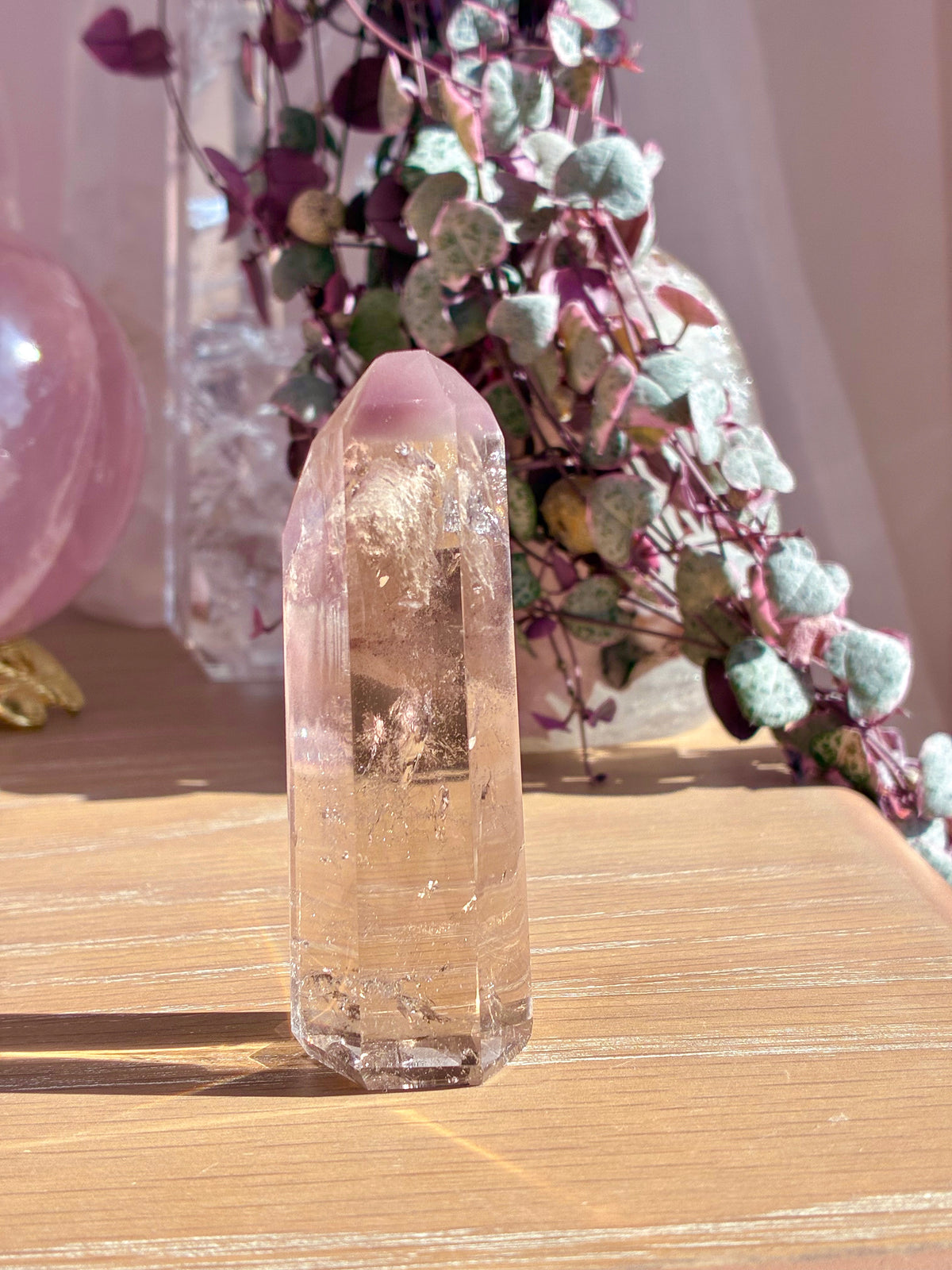 Pink Lithium x citrine