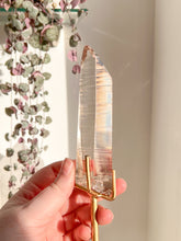 Load image into Gallery viewer, Golden Lemurian Quartz wand
