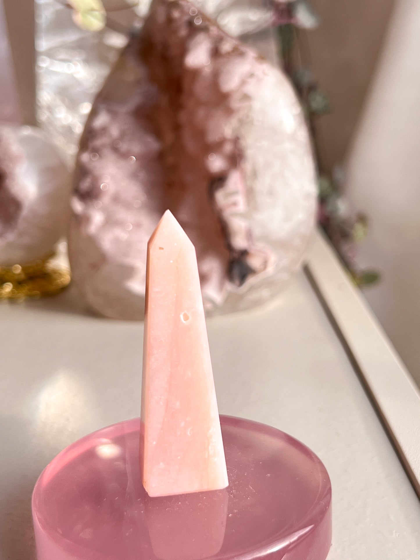 Pink Opal mini tower