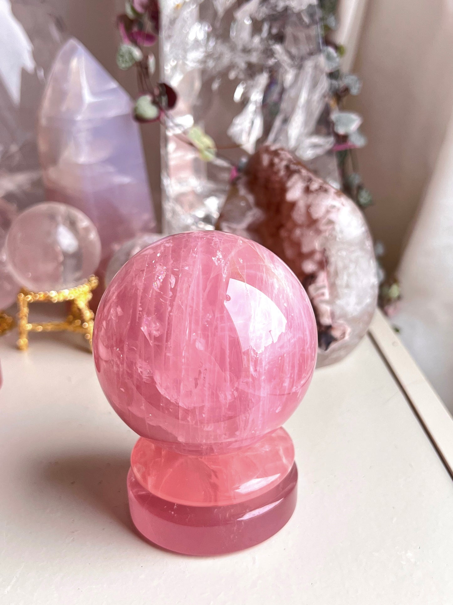 Rose Quartz Sphere