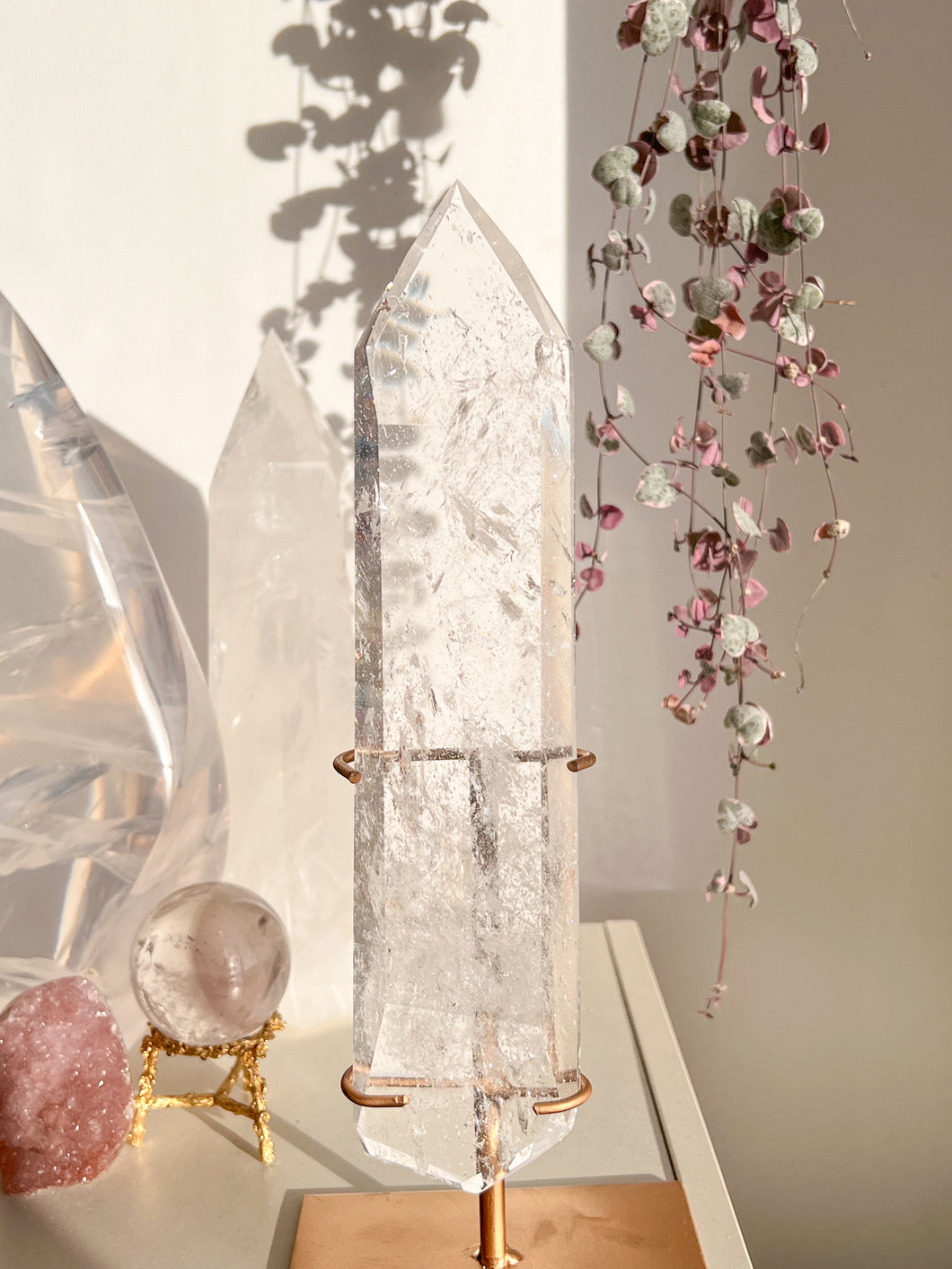 XL Lemurian Quartz wand