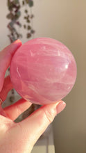 Load and play video in Gallery viewer, Rose Quartz Sphere
